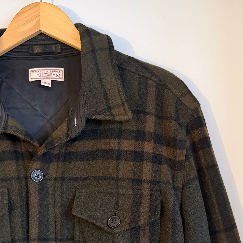 J.Crew Wallace & Barnes Plaid Insulated Shirt Jacket - Size Medium